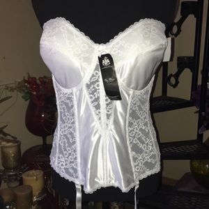 NWT Sexy White Corset Bustier